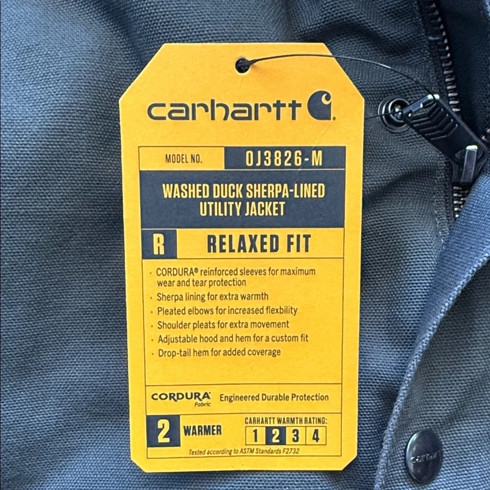 Carhartt Olive Hooded Work Jacket - Picture 4 of 5